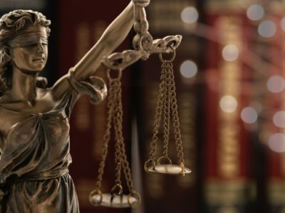 Justitia Blindfolded and Holding Balance Scales - Indecent Exposure Lawyer in Utah - Wasatch Defense Lawyers