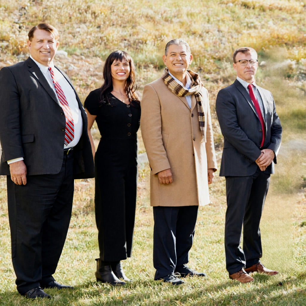 Wasatch Defense Lawyers - Fighting for Your Rights in Utah Attorneys Standing Next to Eachother Above Salt Lake City, UT above Sal