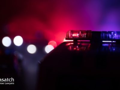 Police Car at Night in Utah - Top CDL DUI Defense Lawyers