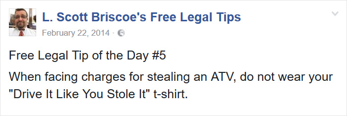 Screenshot - Free Legal Tips
