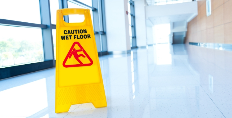 Wet Floor Caution Sign