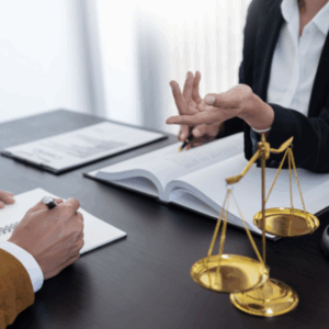 Utah defense attorney arguing manslaughter case in court